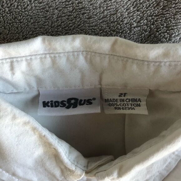 Babies R Us white long sleeve button down - Picture 3 of 5